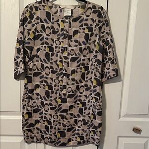 Max Mara Weekend Geometric Patterned Button-Up Tunic